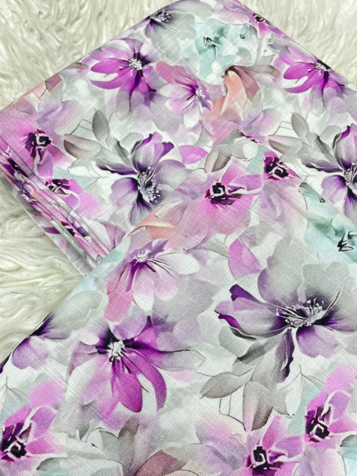 2Pc Slub Khaddar Allover Suit - 0098