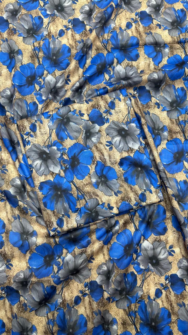 2Pc Lawn Allover Unstitched Suit #36143