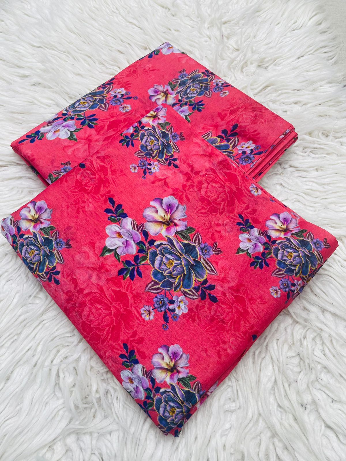 2Pc Lawn Allover Suit Vol 423