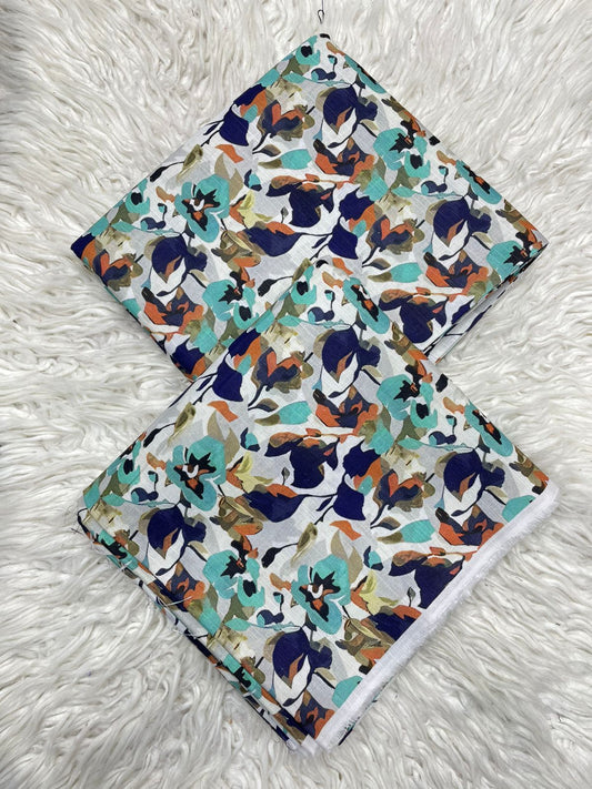 2Pc Slub Khaddar Allover Suit - 0112