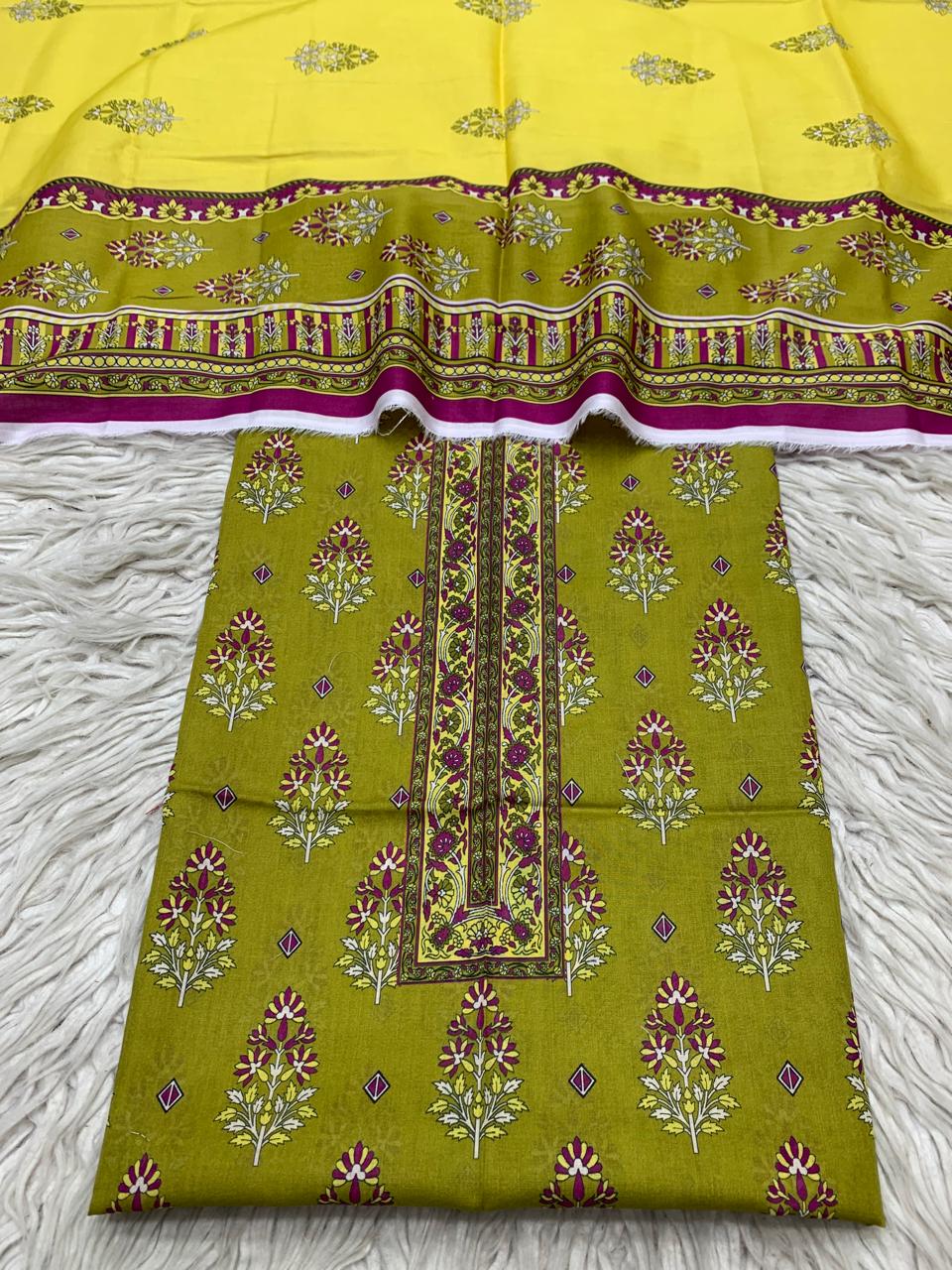 SAPPHIRE 2Pc Lawn Kameez & Dupatta Unstitched Suit Vol-0150