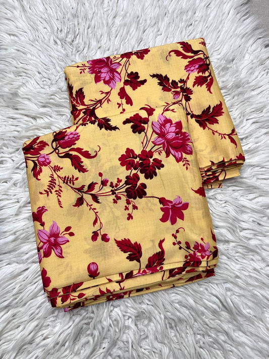 2Pc BanaDoria Linen Allover Suit - 400