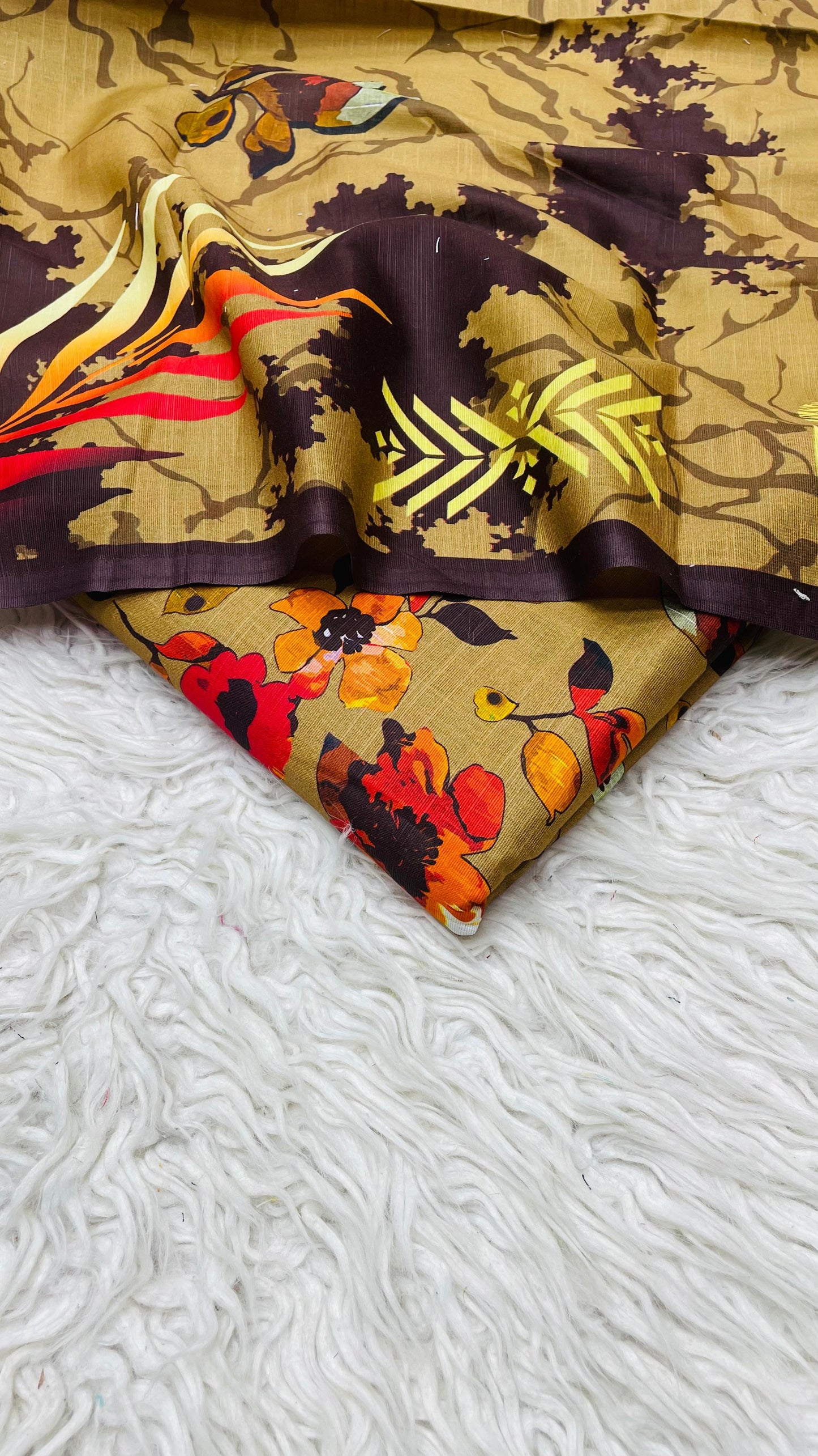 3Pc Gul Ahmad Khaddar Unstitched Suit Vol-0114