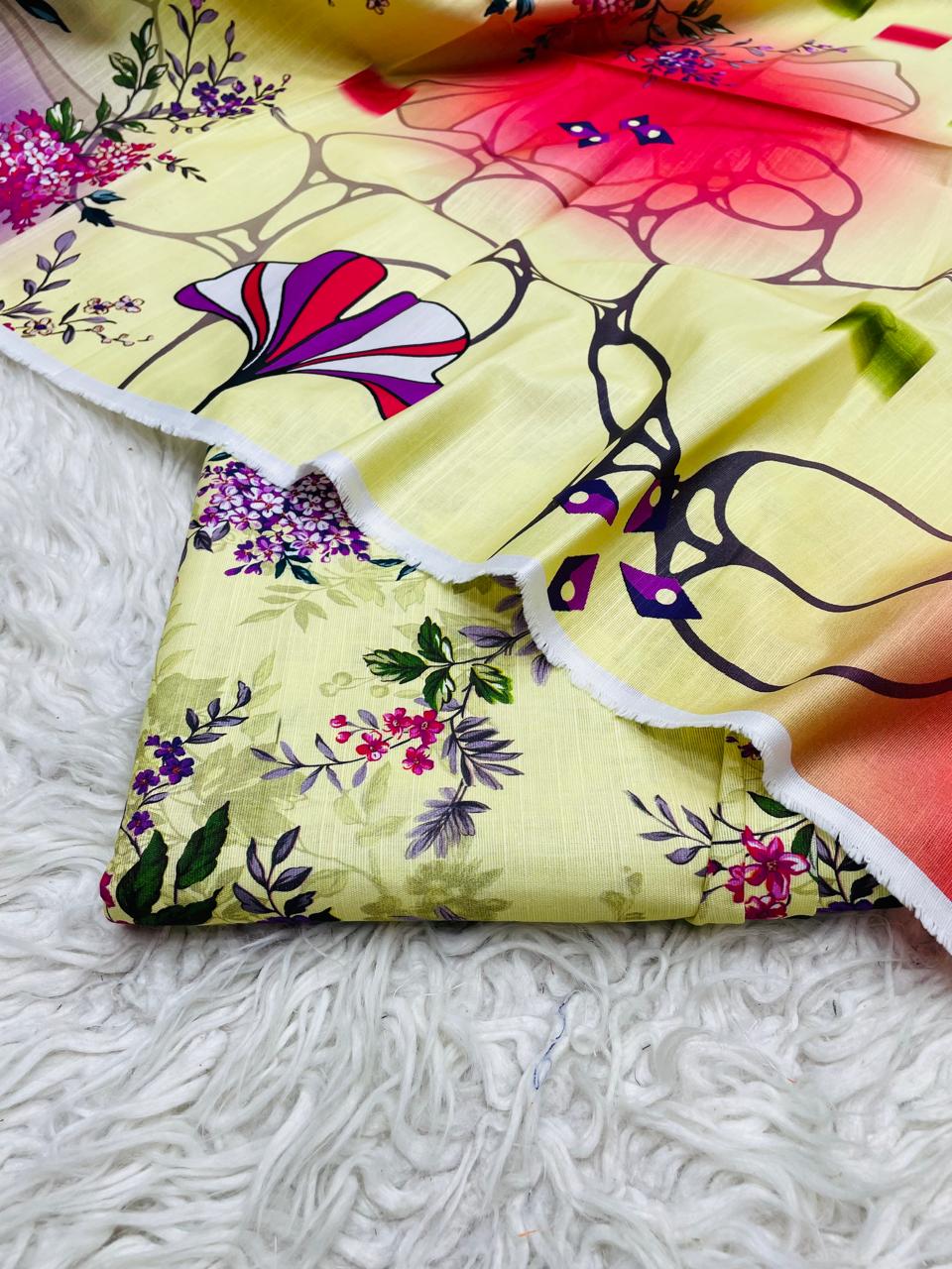 3 PC Slub Khaddar Allover Suit Vol-30