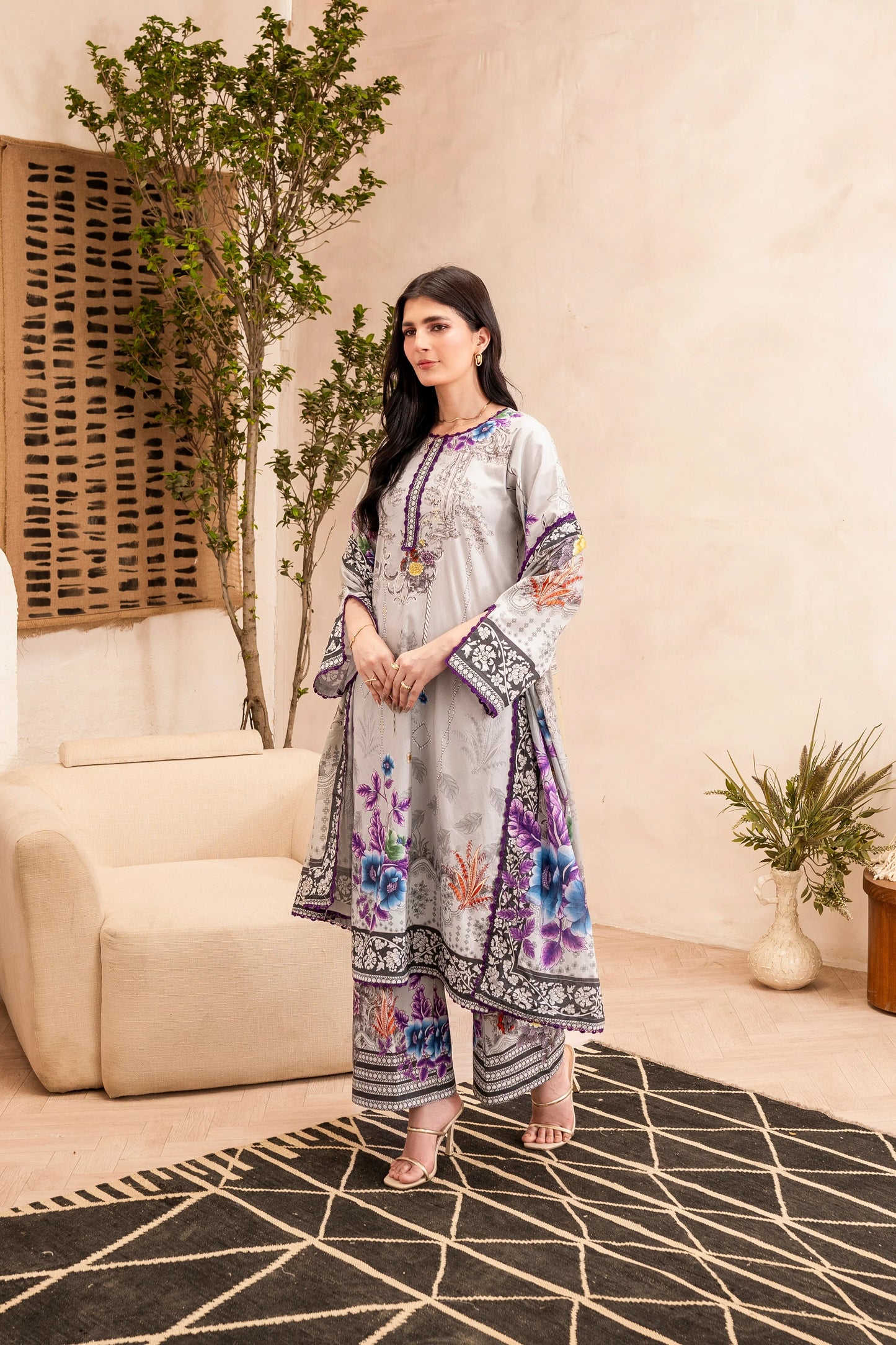 Firdous Kameez & Dupatta - D #133