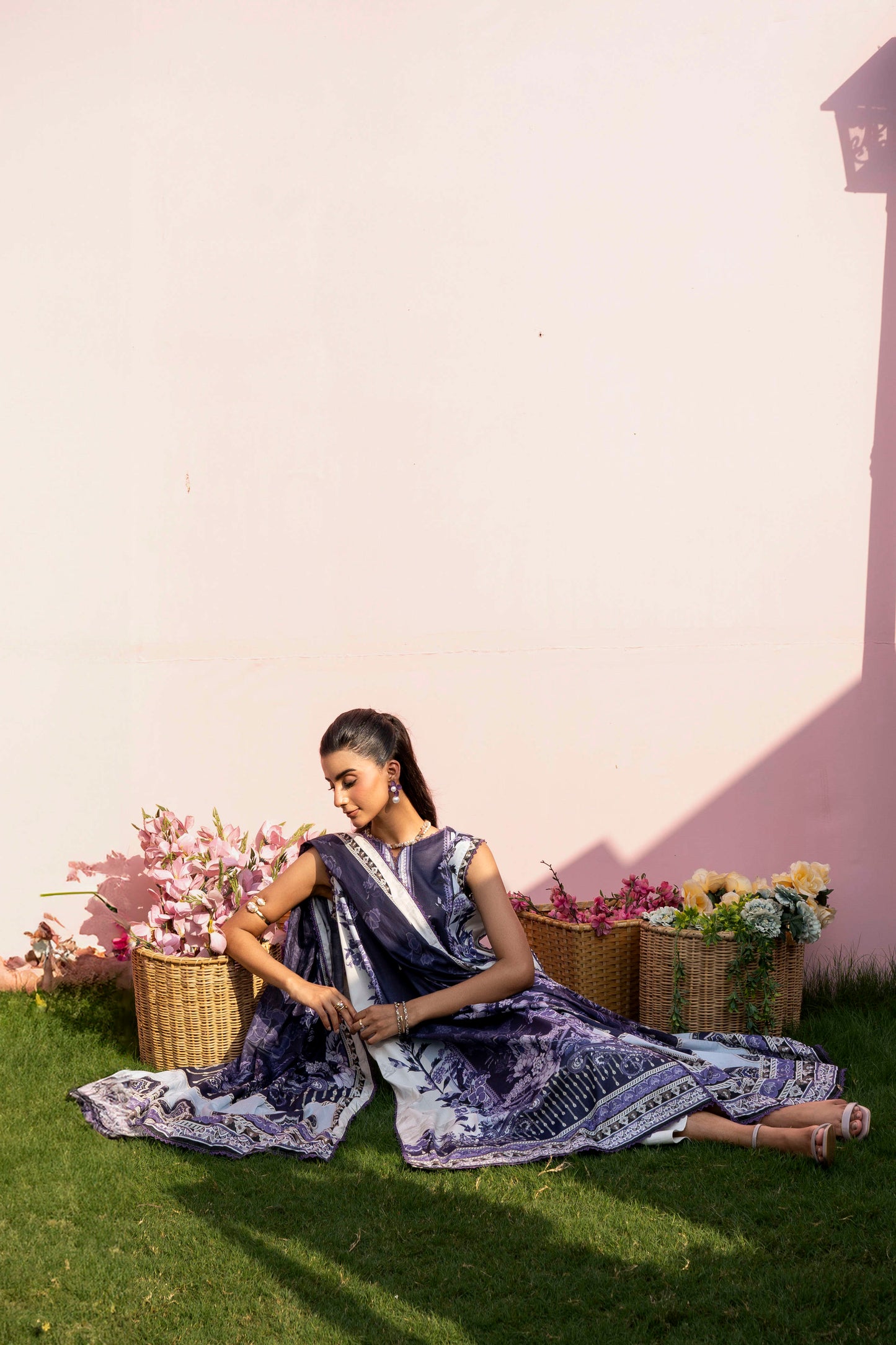 Firdous - Printed - Lawn - 3pc - D928