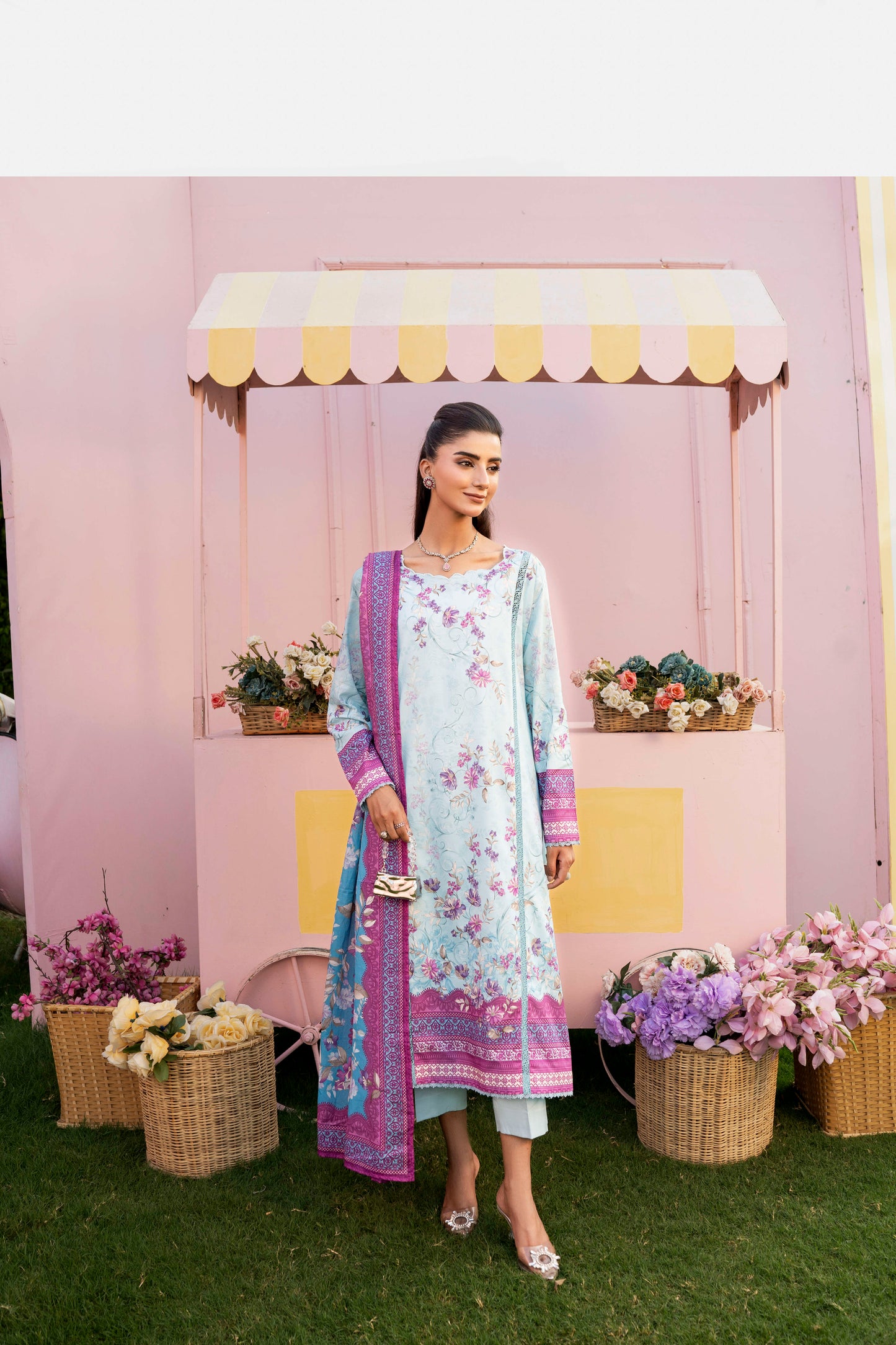 Firdous Kameez & Trouser - D #923