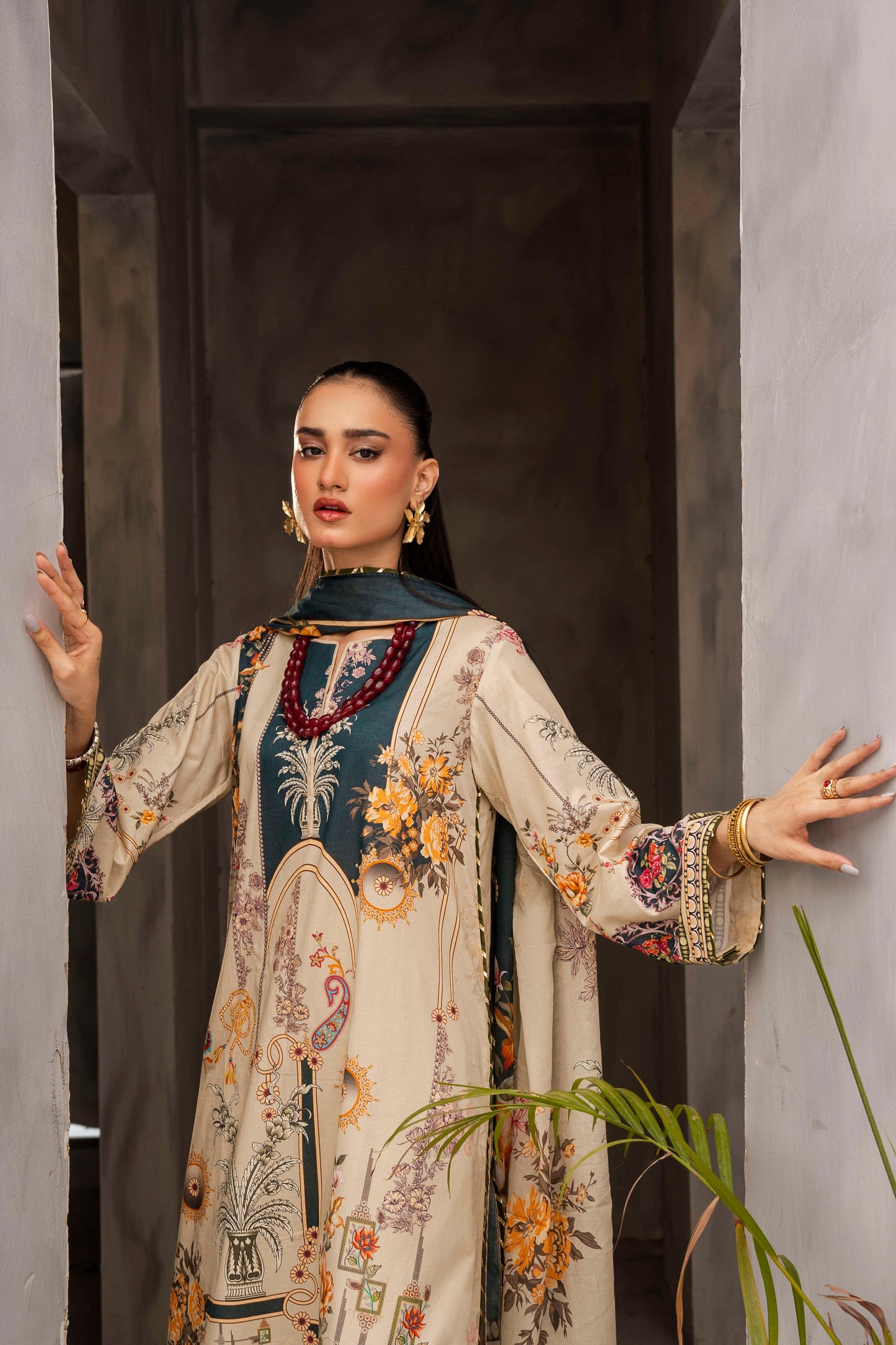Firdous Kameez & Trouser - D #186