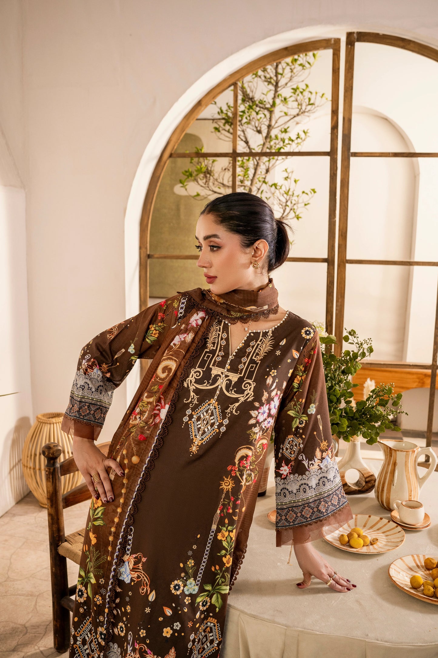 90/88 Firdous 2Pc Kameez & Trouser - 0032