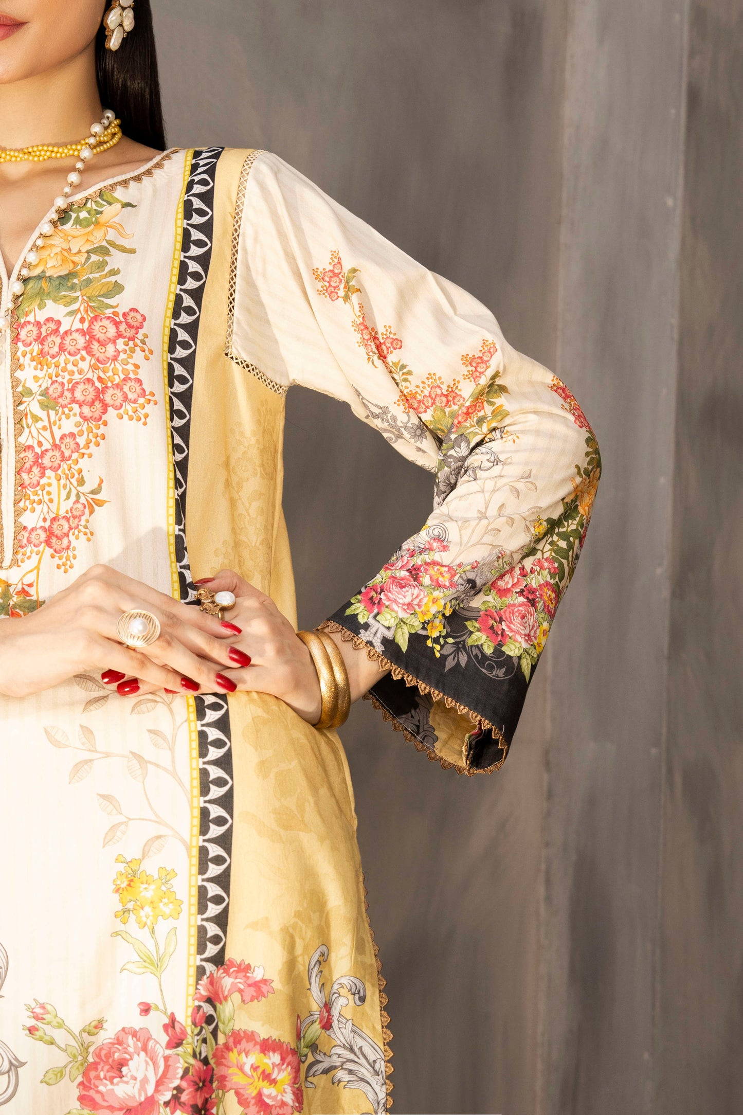 Firdous Kameez & Trouser - D175