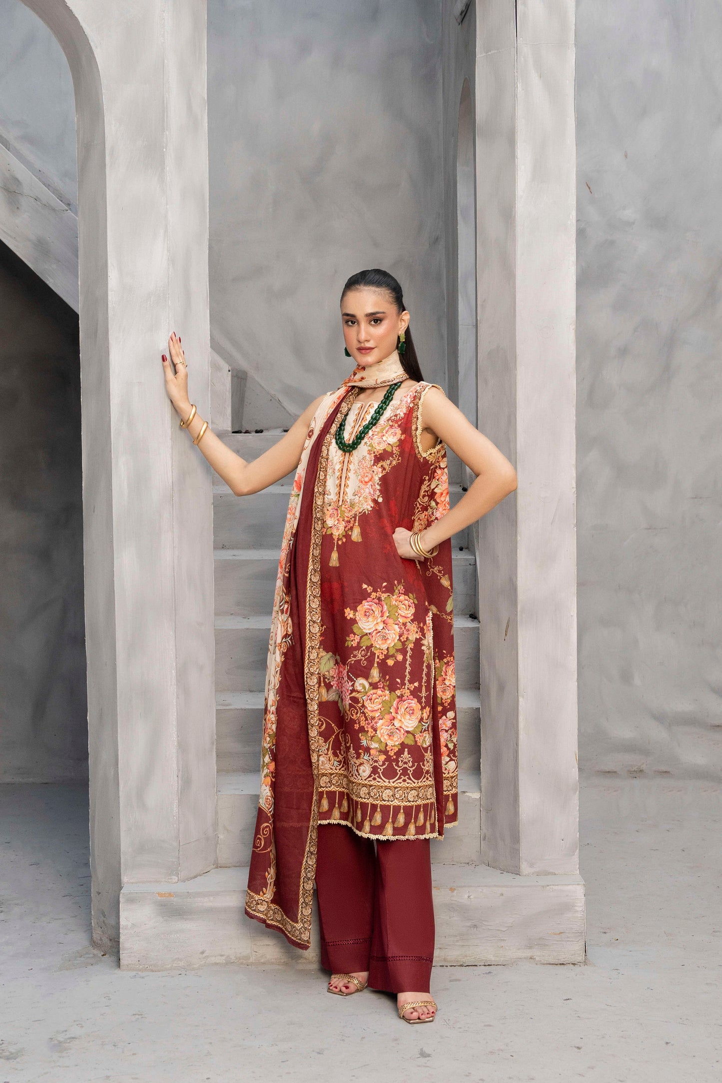 Firdous Kameez & Trouser - D #182
