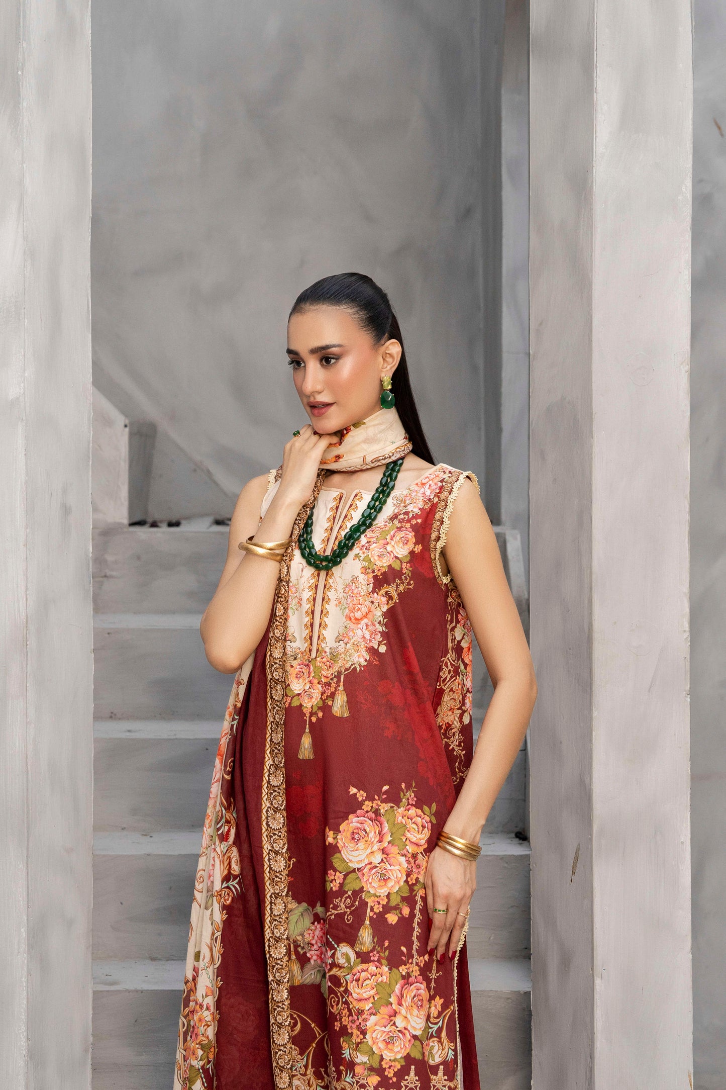 Firdous Kameez & Trouser - D #182