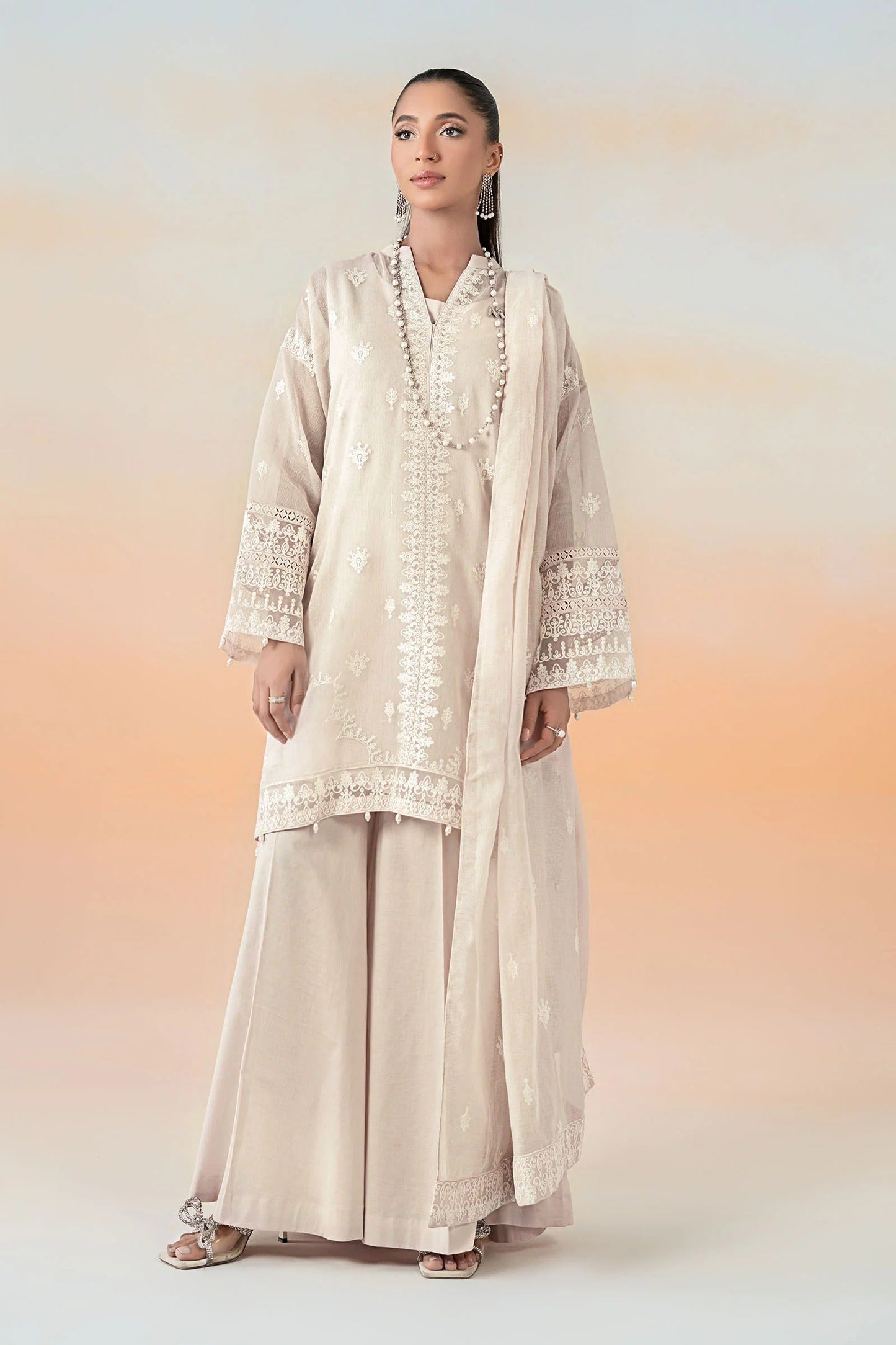 3Piece Unstitched Embroidered Ricamo