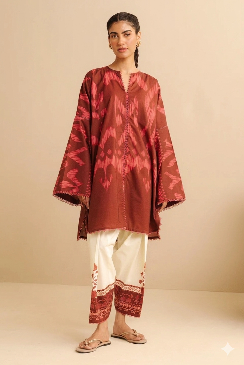 2 Piece Premium Summer Lawn Vol-3228