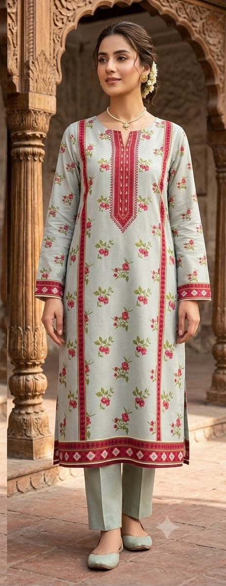 90/88 Lawn Kameez & Shalwaar 2Pc 004