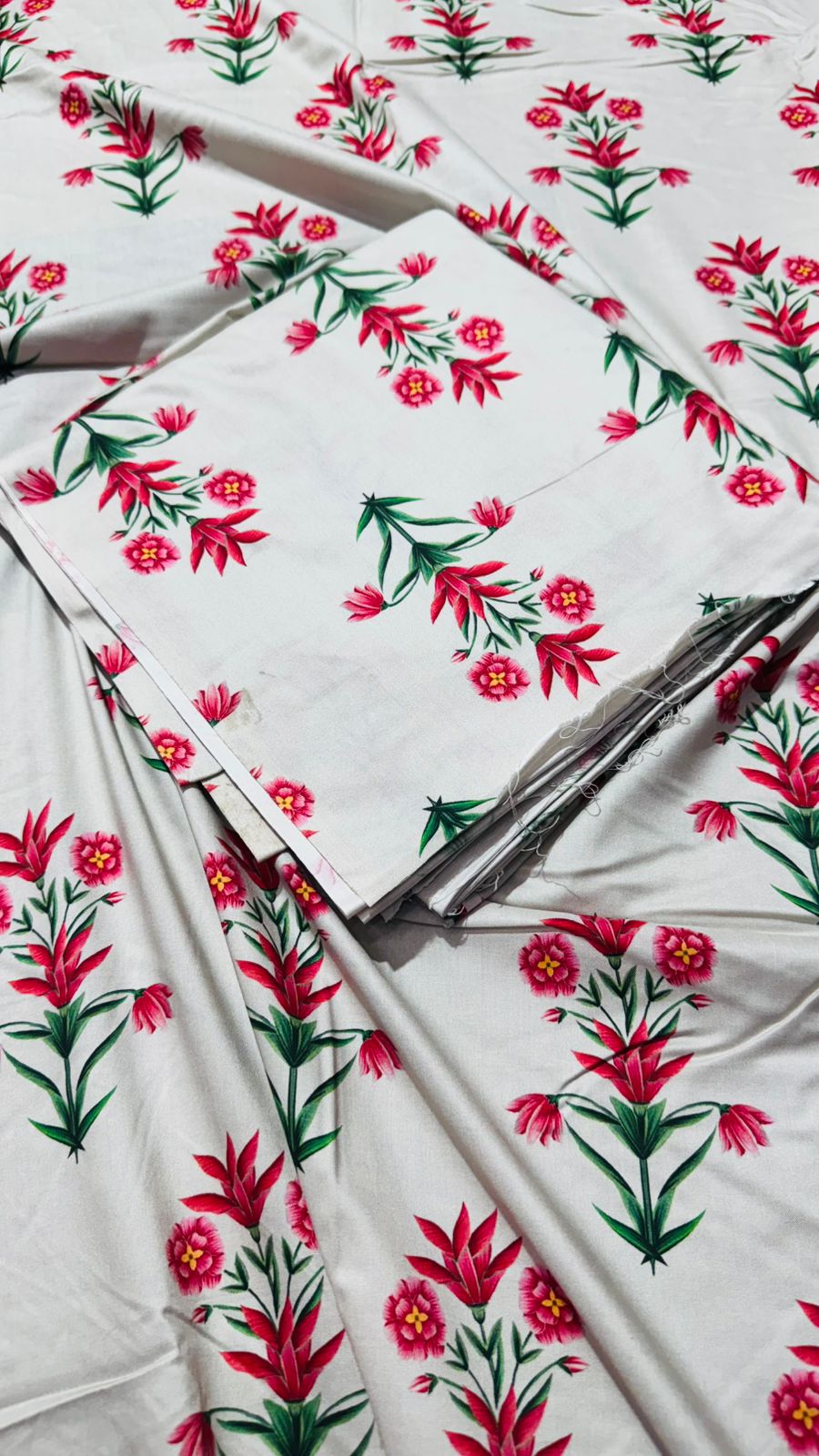 2 PC Linen Allover Unstitched Suit D-31891