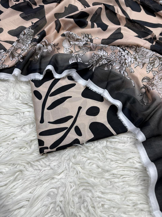 3Pc Supima Lawn Allover Suit  - #40410