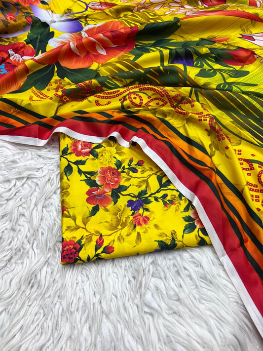 2Pc Linen Kameez & Dupatta Suit - #43042