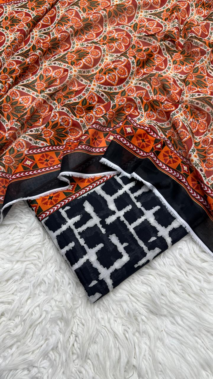 3 Peice Supima Lawn - #40501