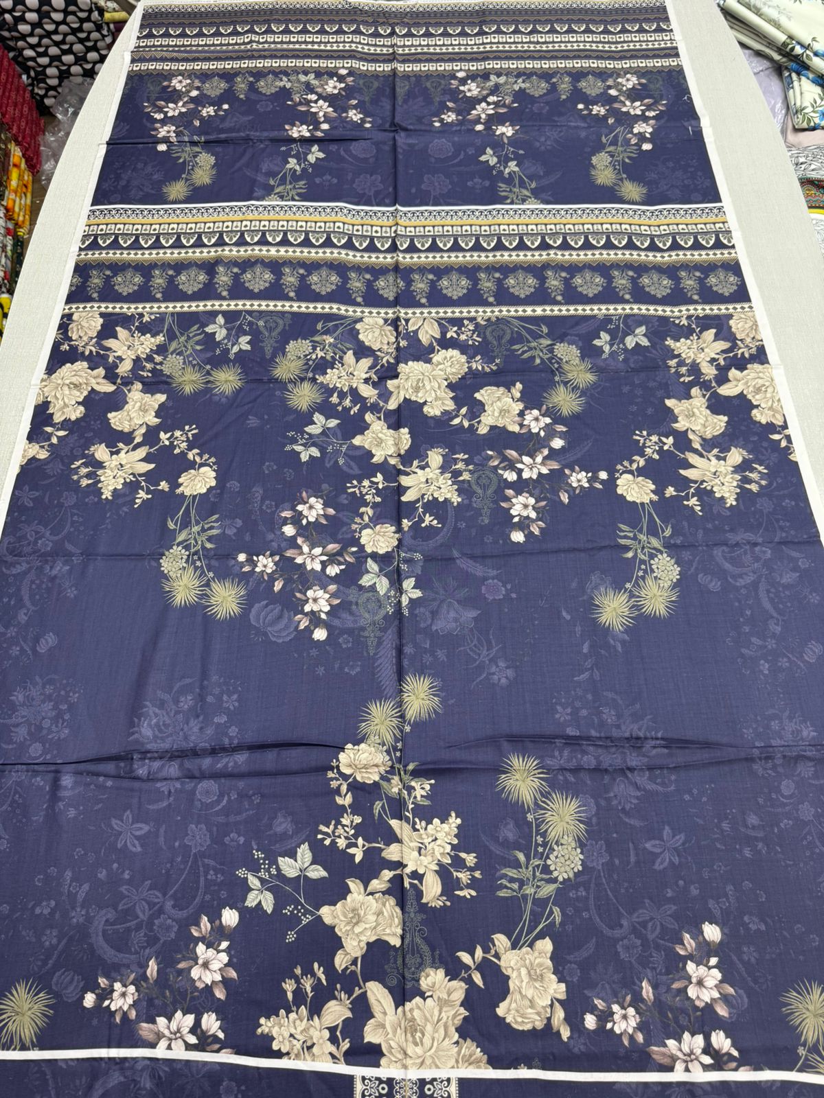 2Pc Linen Kameez & Dupatta Suit - 0081