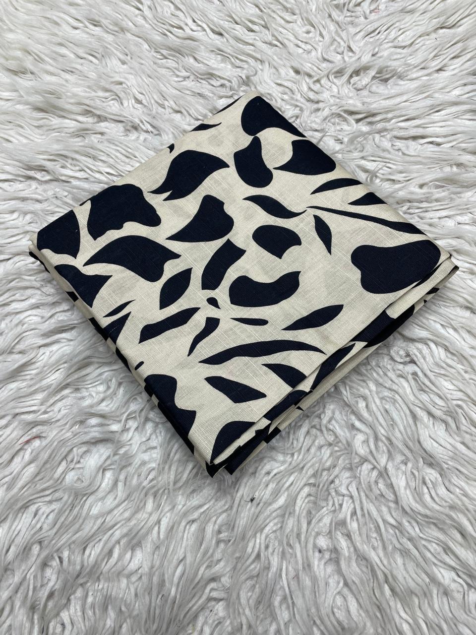 2Pc Slub Khaddar Allover Suit - 0075