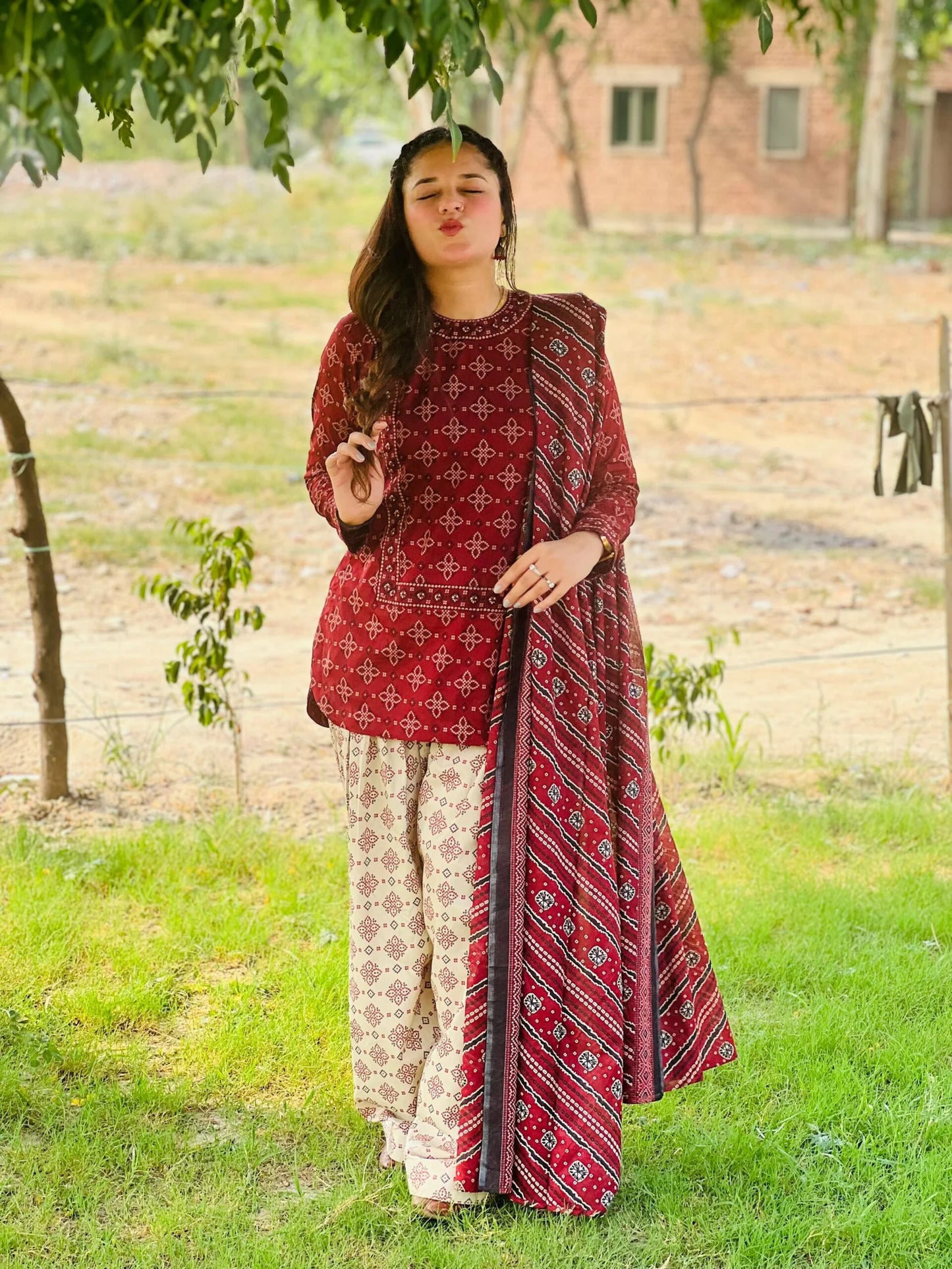3Pc Supima Lawn Suit - #41050