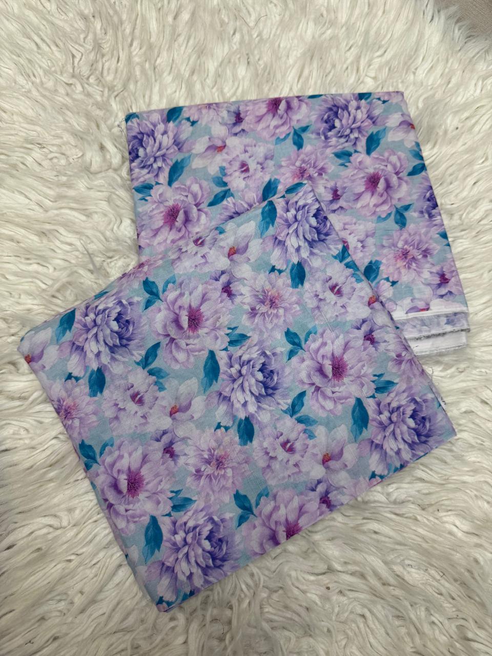 2Pc Lawn Allover Suit #41003