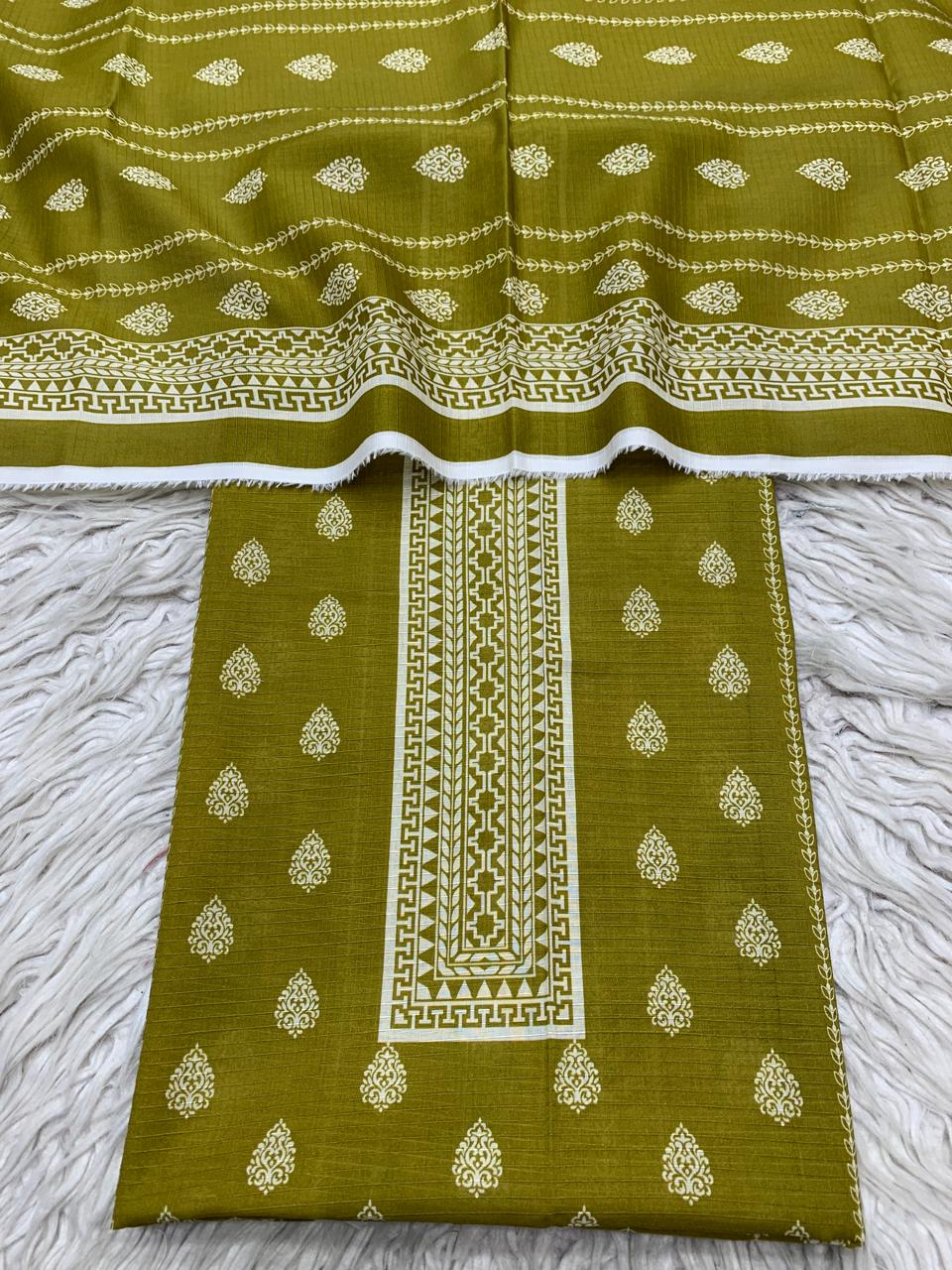 2Pc Sapphire Lawn Bana Dora Kameez & Printed Lawn Duppata Vol-3204