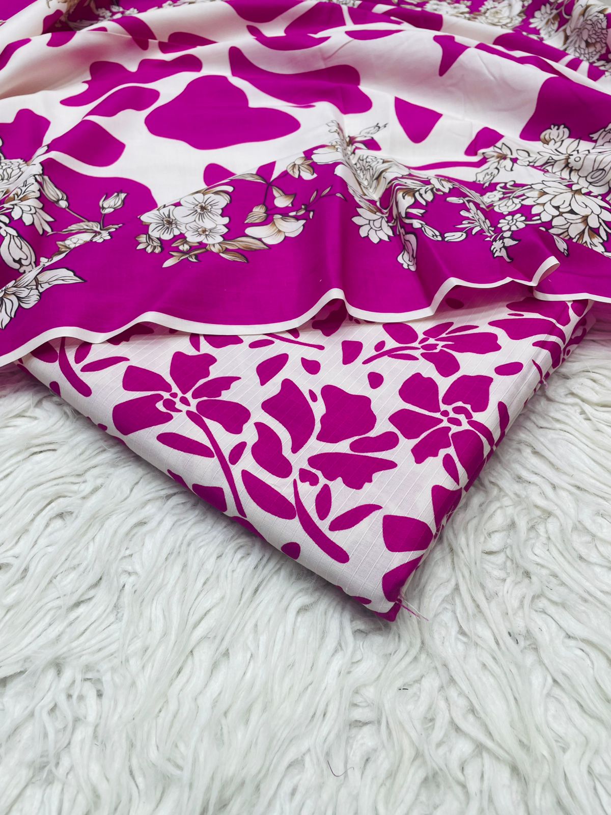 3Pc BanaDora Viscose Allover Suit Vol-391