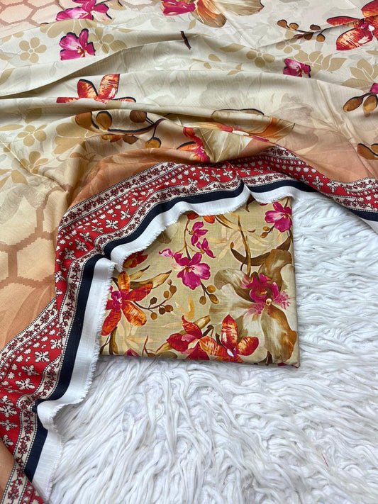 2Pc BanaDoria Kameez & Duppata Suit  - 0069