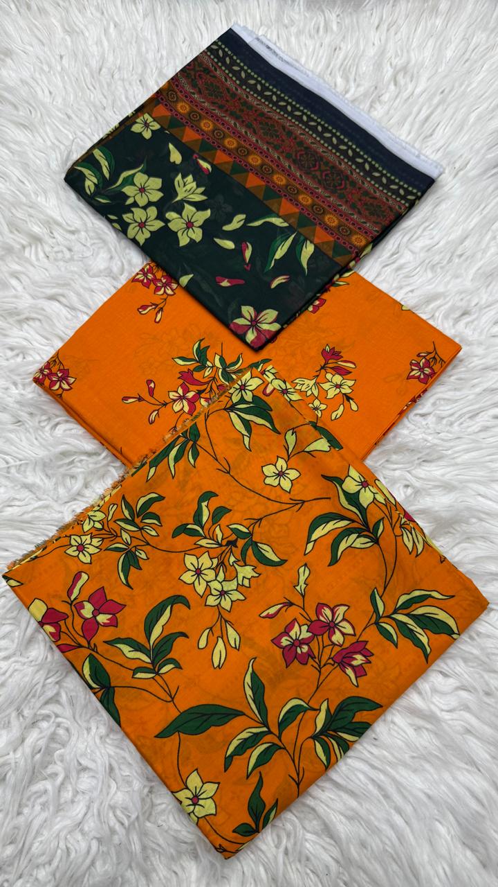 3Pc Supima Lawn Suit - #41054