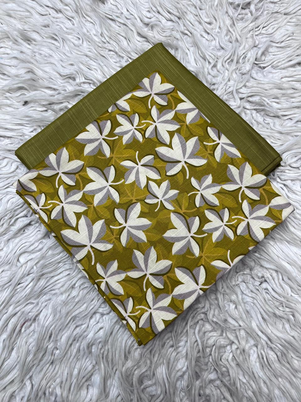 2Pc Kameez & Trouser Slub Khaddar Suit Vol-0137