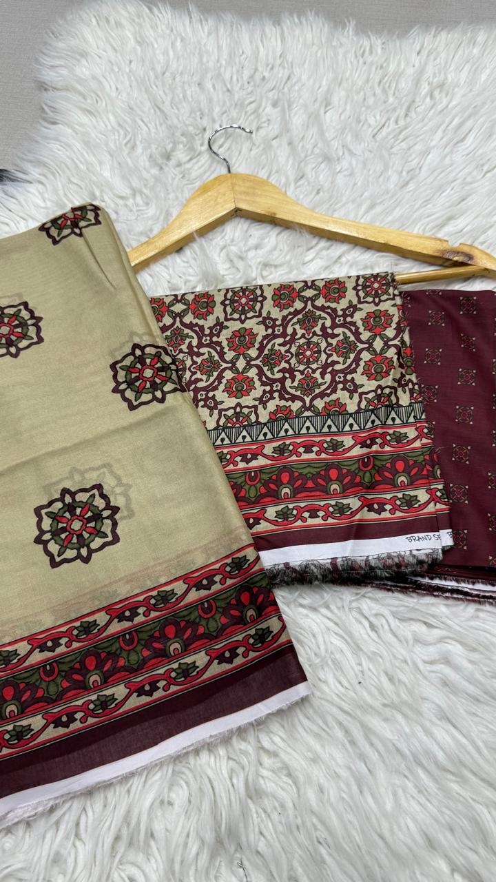 3Pc Supima Lawn Suit - #41058