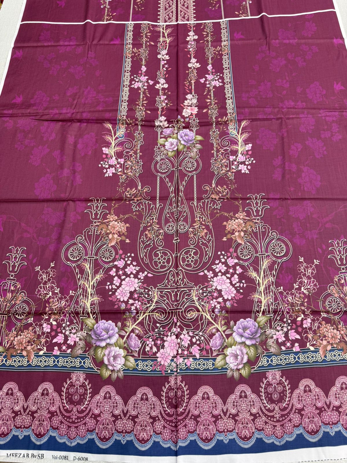 2Pc Linen Kameez & Dupatta Suit - 0081
