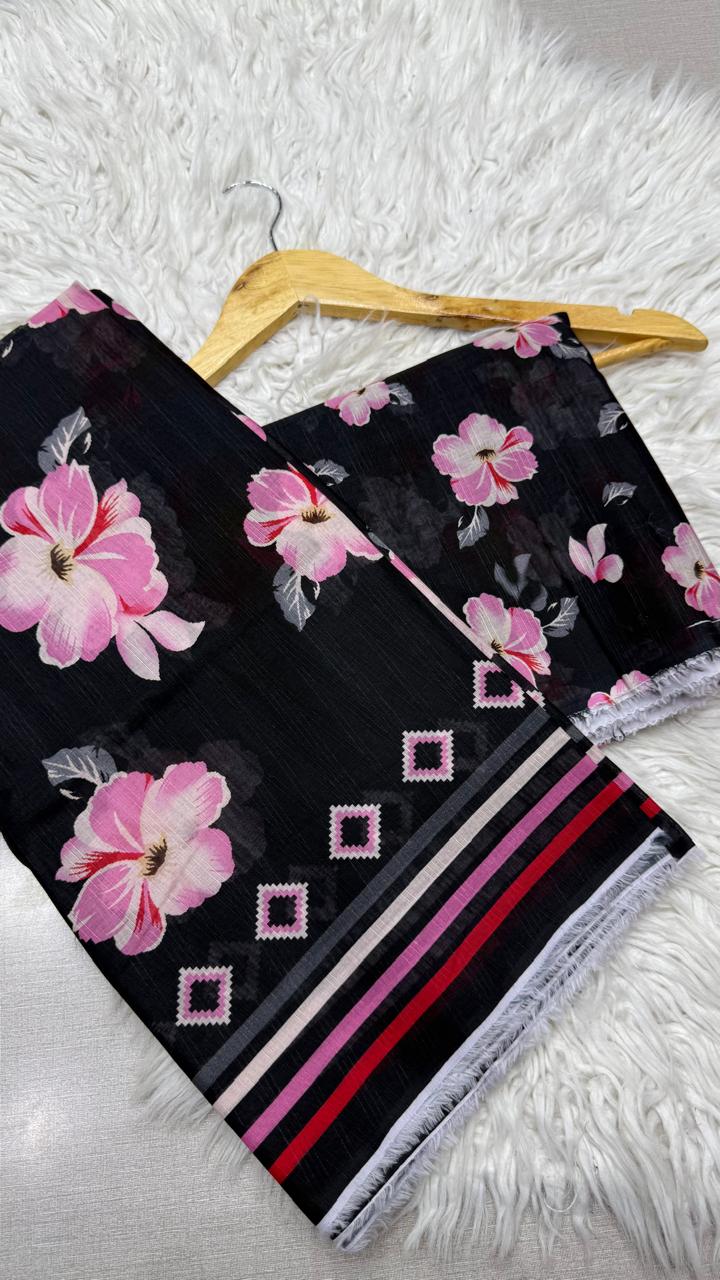 3Pc Lawn Bana Dora Suit #765