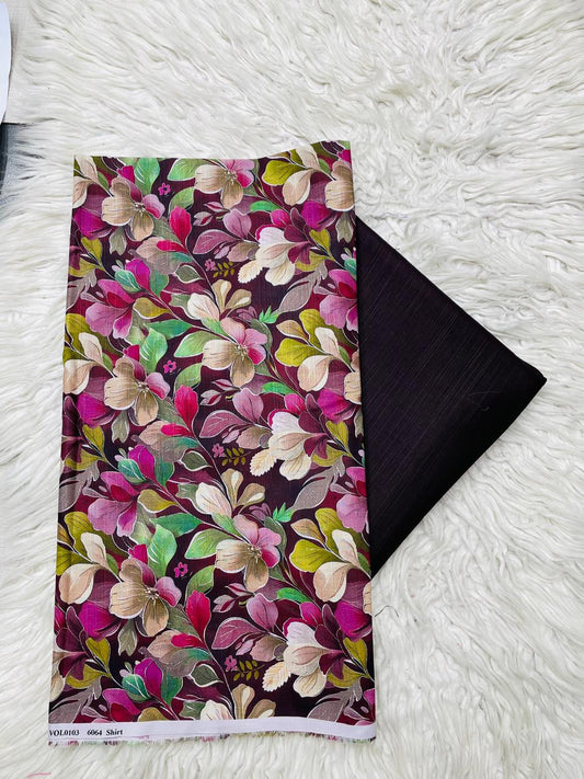 2Pc Kameez & Touser Slub Khaddar Suit Vol-0103