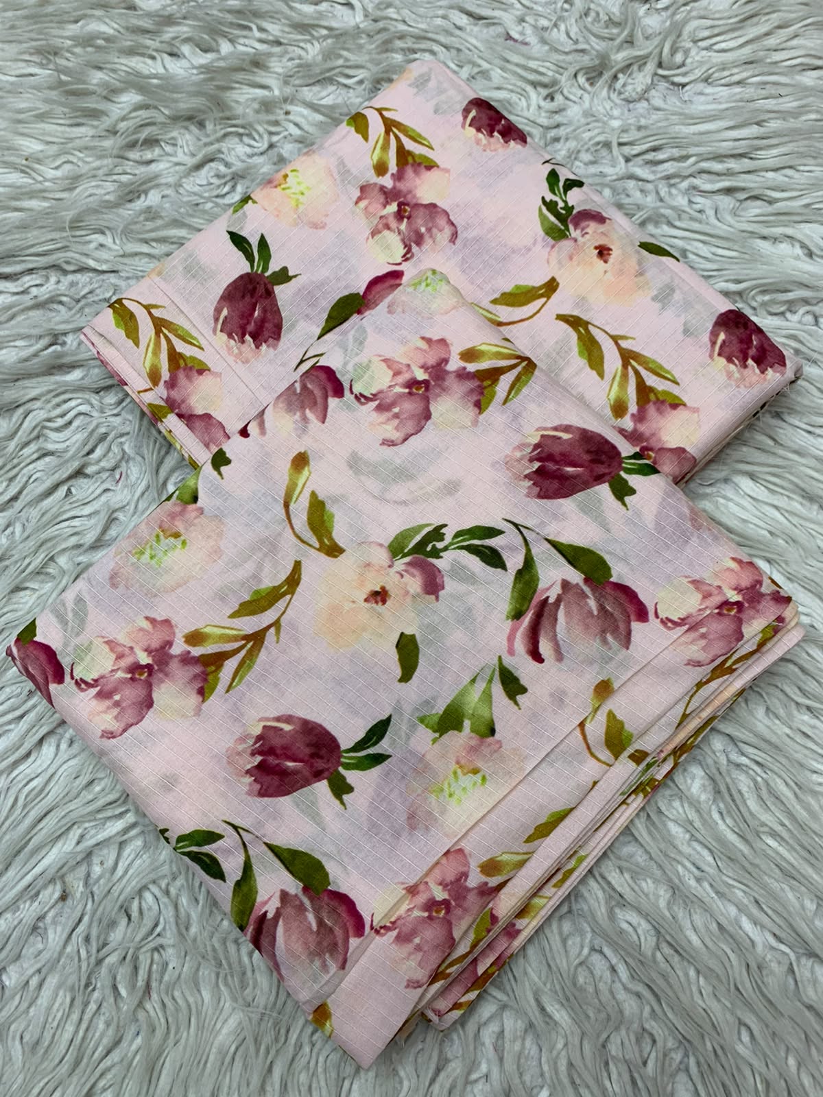 2Pc Bana Dora Print Lawn Suit Vol-535