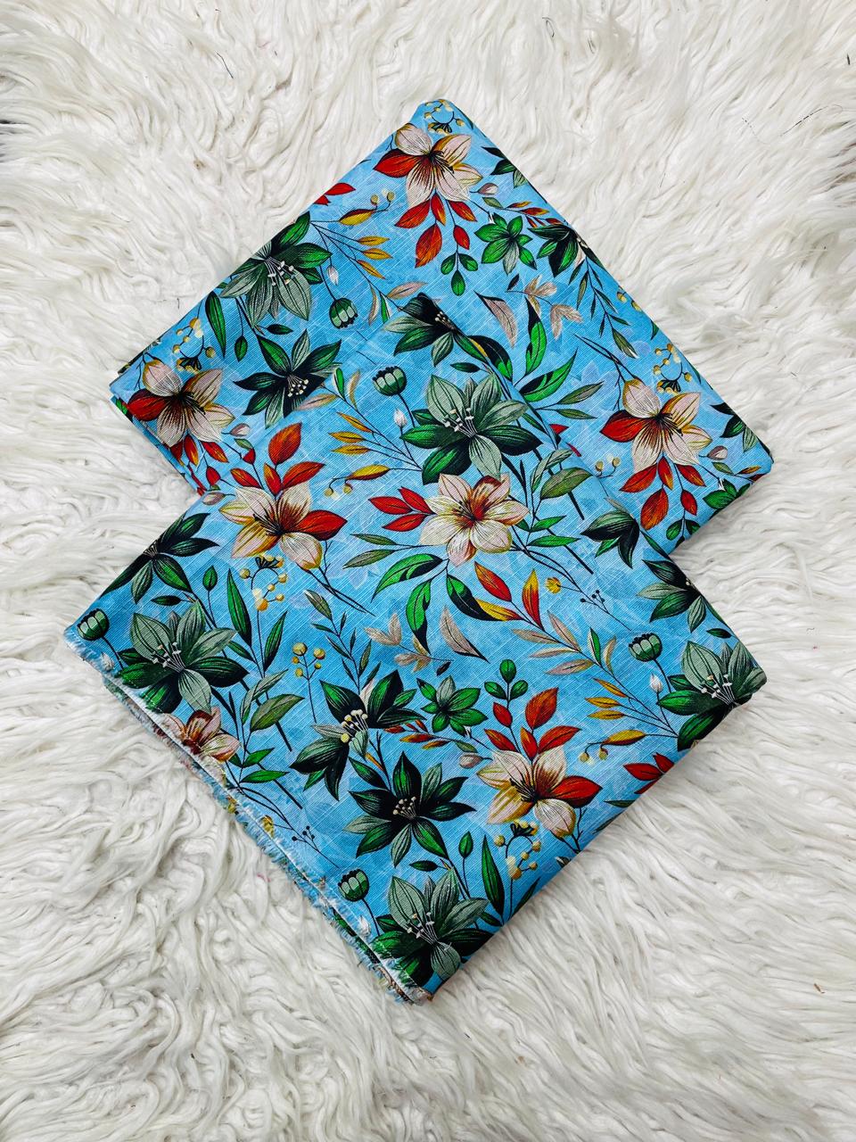 2 PC Slub Khaddar Allover Unstitched Suit Vol-0120