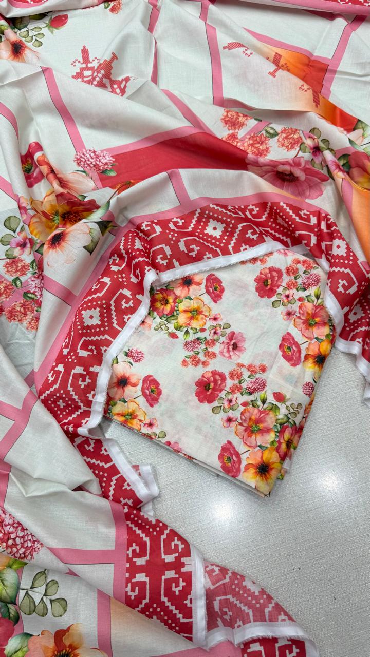 3 Piece Supima Lawn - #33112