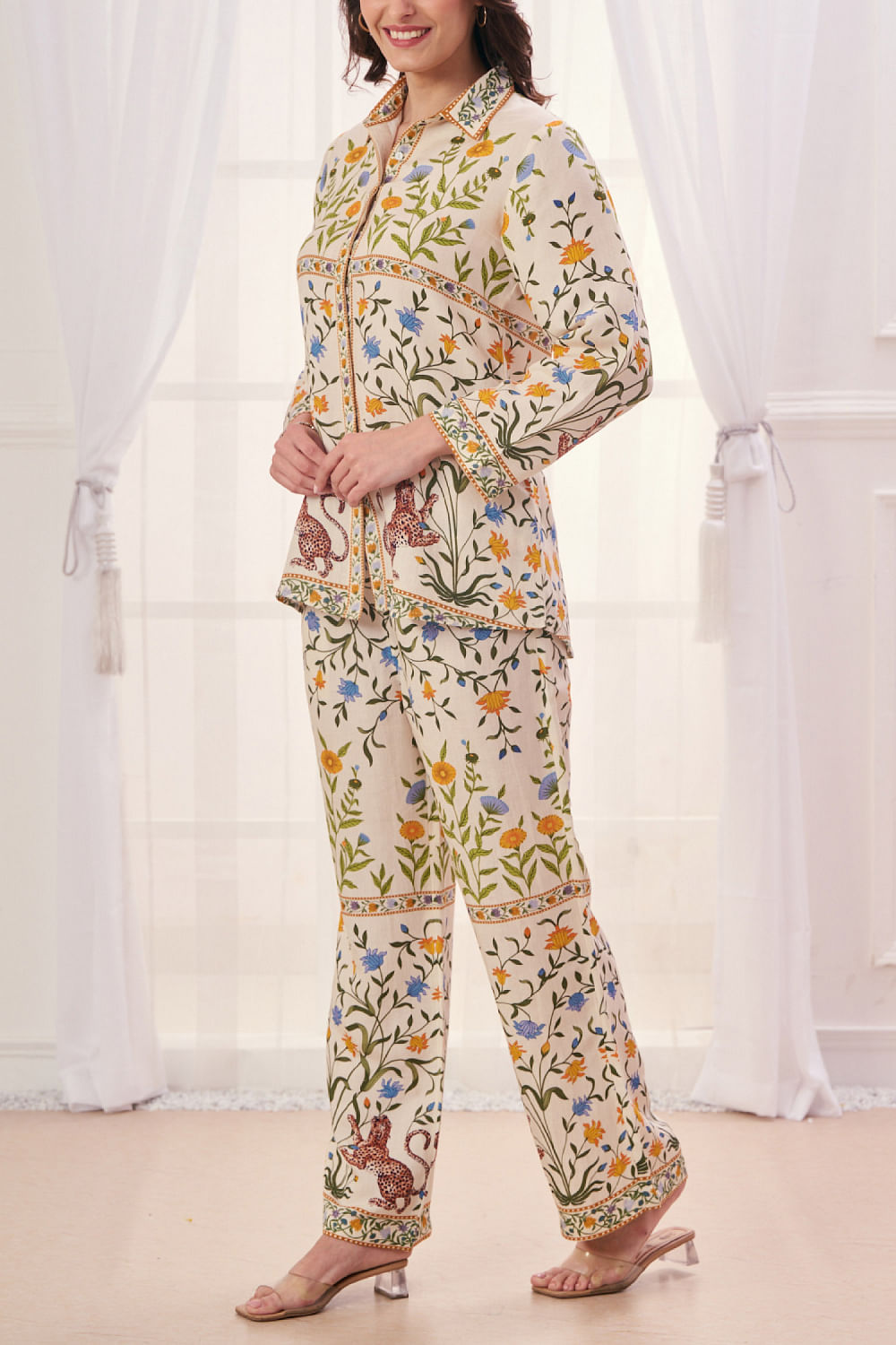 Giza Egyptian Lawn Co-Ord Set - Cashmere