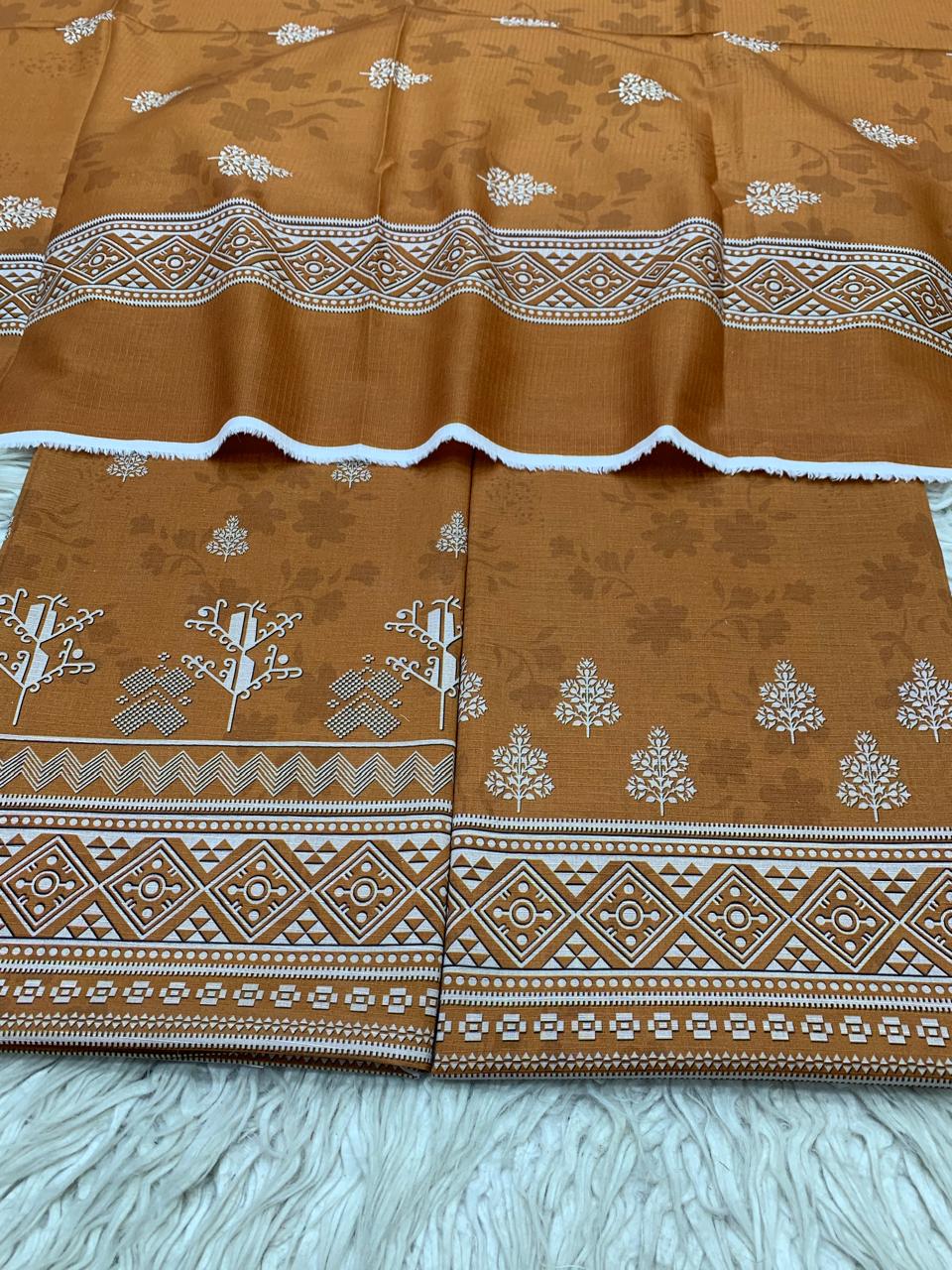 2Pc Sapphire Lawn Bana Dora Kameez & Duppata Vol-3204