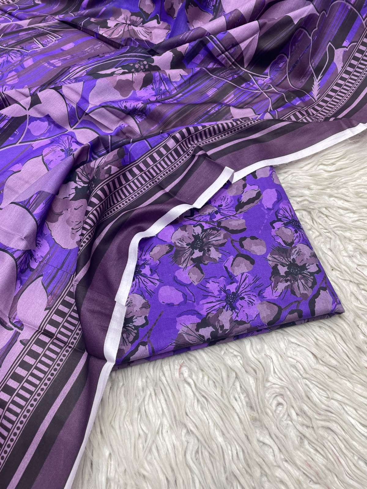 3Pc Same Digital Printed Lawn Suit 487
