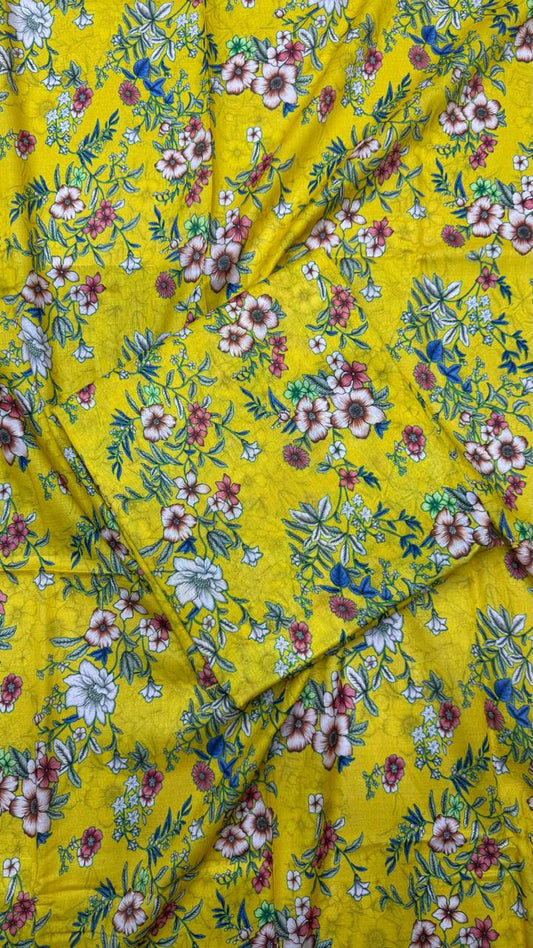 2Pc Lawn Allover Unstitched Suit #35625