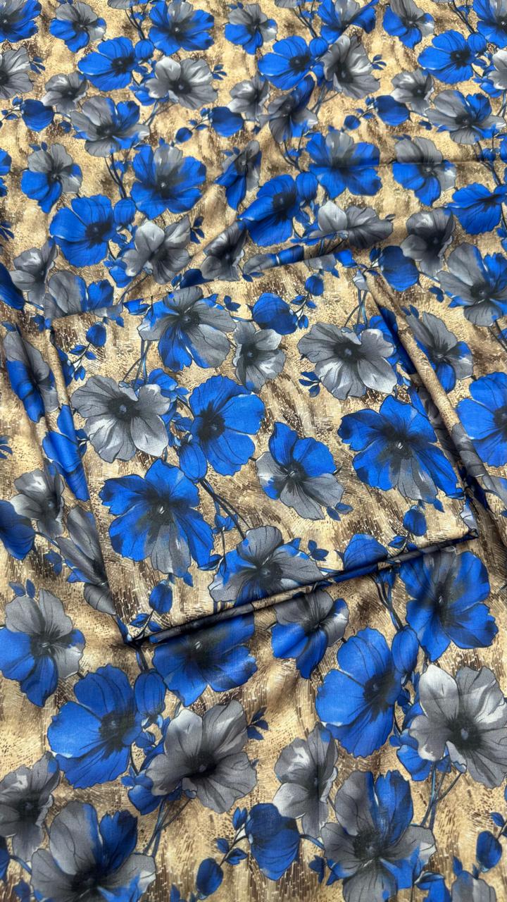 2Pc Lawn Allover Unstitched Suit #36143