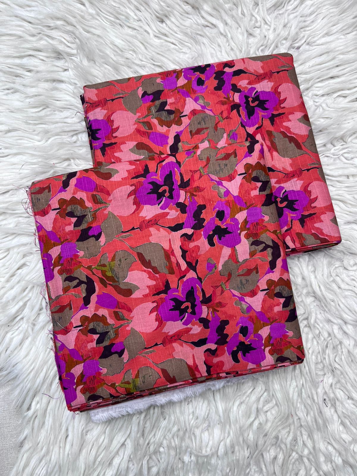 2Pc Slub Khaddar Allover Suit - 0091