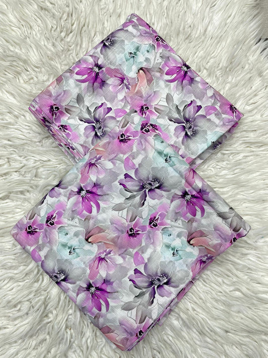 2Pc Slub Khaddar Allover Suit - 0112