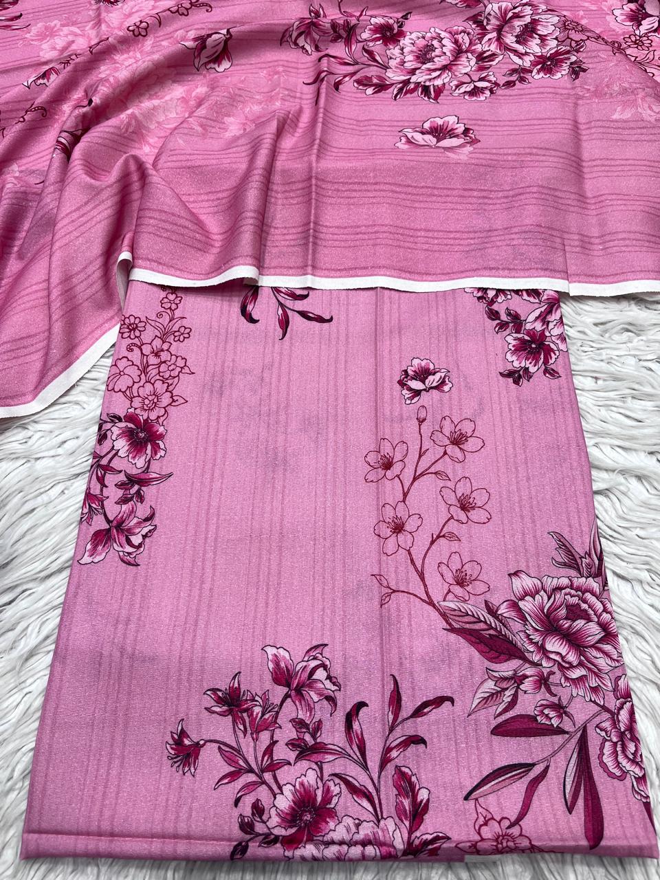 2Pc Karandi Kameez & Duppata Printed Vol-427