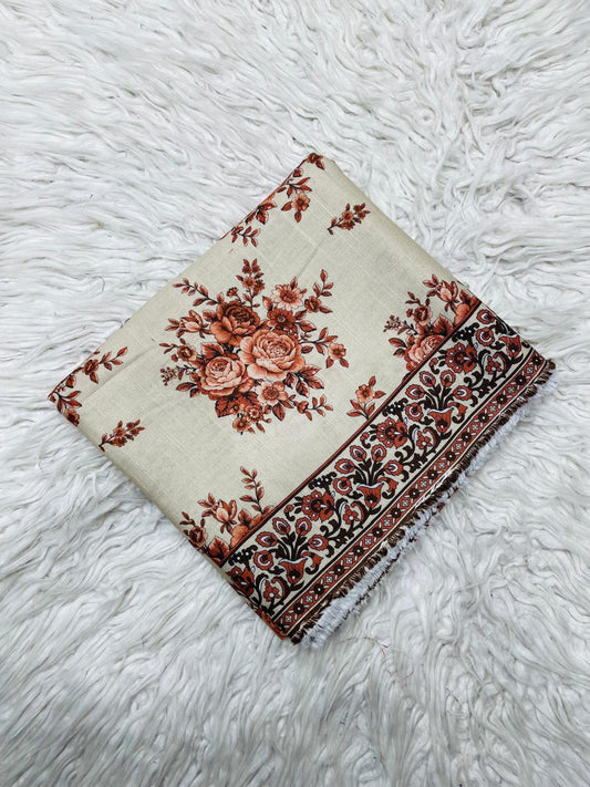 2Pc Slub Khaddar Allover Suit - 0092