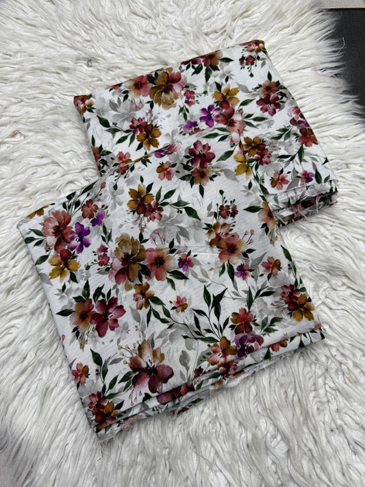 2Pc BanaDoria Linen Allover Suit - 0084