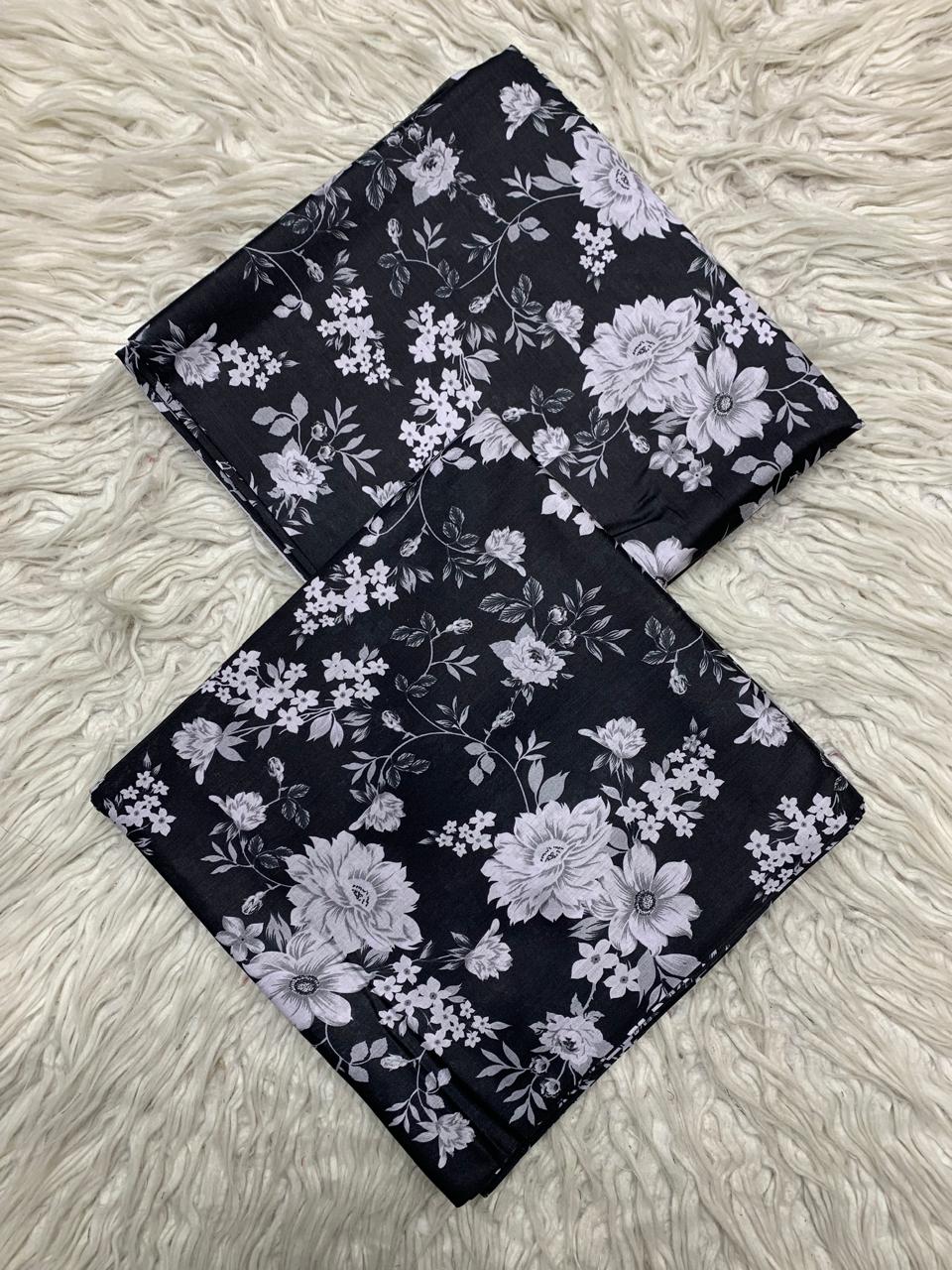 Bin Saeed 2Pc Lawn Digital Printed Unstitched Suit Vol-0159